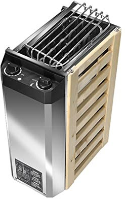 Kit generador de ducha de vapor, Estufa de calentador de sauna con control interno horno de control externo de control interno con la cerca de madera del controlador anti-escalas para uso doméstico co