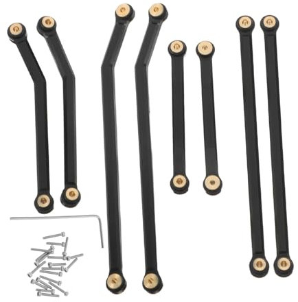 OFFIGAM 1juego Barra De Dirección para Crawler Car Accesorio De Chasis Simulación Compatible Axial Ligero y Resistente Fácil De Limpiar y Mantener