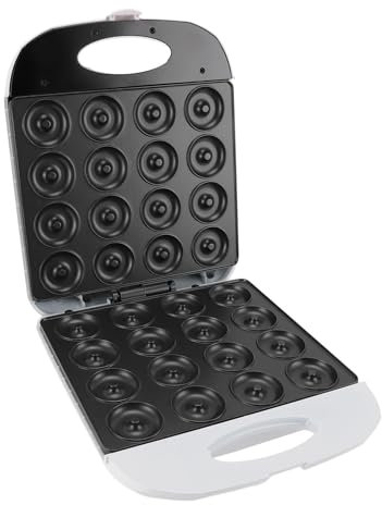 Mini Macchina per Produttori di Ciambelle per Casa, Mini Produttore di Ciambelle con Superfici Non Stick, Cottura 16, Macchina da Ciambella da 1400w per Colazione, Snack, Dessert, attività di