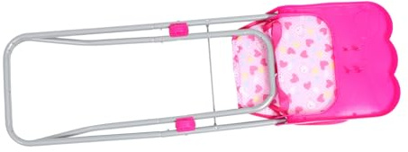WHAMVOX Trona de Juguete para Muñecas, Silla Alta para Muñecas, Accesorios para Comer y Jugar, 1 Unidad, Niños