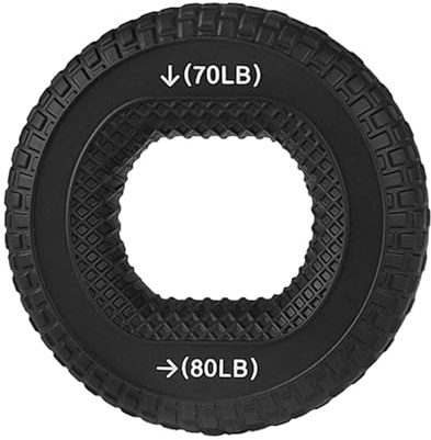 Fortalecedor de agarre de mano, Entrenador de fuerza del antebrazo - Fortalecedor de agarre para ejercicio de mano con anillo de silicona con pinza antideslizante - Anillo fortalecedor de portá