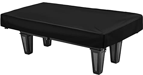 7/8/9 ft Billardtisch Abdeckung mit Kordelzug, Abdeckplanen Für Billardtische, Wasserdicht Staubdicht Winddicht Anti-UV Oxford Schutzhülle für Snookertisch Billardtisch Gartenmöbel Gartentisch