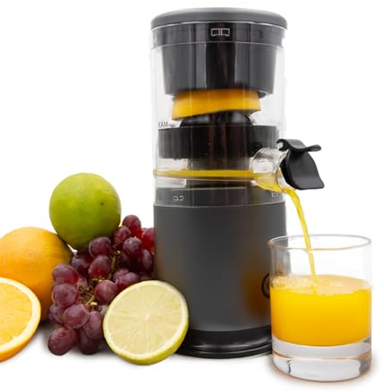 Livington JuiceBoost - tragbarer Akku Entsafter - 160ml Auffangbehälter - kabellos - Saftpresse klein - Slow Juicer für Obst und Gemüse