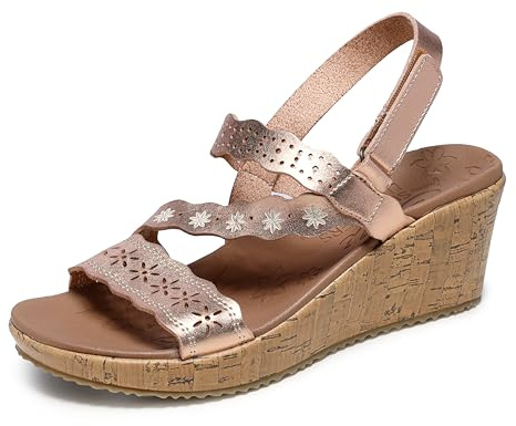 Skechers Beverlee-Cherished Aura, Sandalias con cuña Mujer