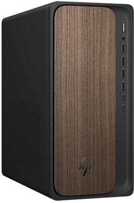 HP Ordenador de Sobremesa OmniDesk AI (Intel Core Ultra 7 265, 32GB DDR5 RAM, 1TB SSD, Intel Graphics, Windows 11 Home) - Wood