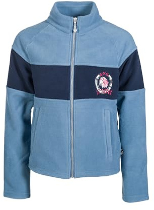HKM Mädchen Aymee Fleecejacke, Rauchblau, 146/152