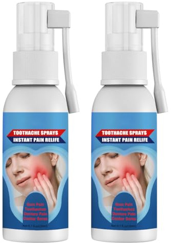 JHAZUN 2 Spray Orale Con Estratti Vegetali E Menta,Per Una Sensazione Di Freschezza,Spruzzatore Pratico Da Portare Con Sé,Delicato Sulla Mucosa Orale