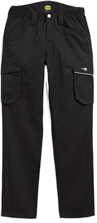 Utility Diadora, Abbigliamento da Lavoro, PANT STAFF CARGO, colore BLACK, taglia L
