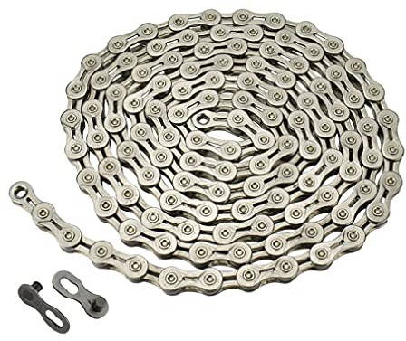 CYSKY 11 Fach Fahrradkette 1/2 x 11/128 Zoll 116 Glieder Stahl hohe Festigkeit Fahrradkette für 11-Gang Straße Mountainbike