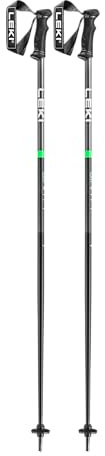 LEKI QNTM - Bastoncini da sci, colore nero, antracite, verde neongreen, 110 cm