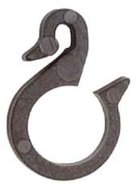 500PZ GANCIO PER SOSTEGNO TUBI IN POLIPROPILENE - ? mm.16