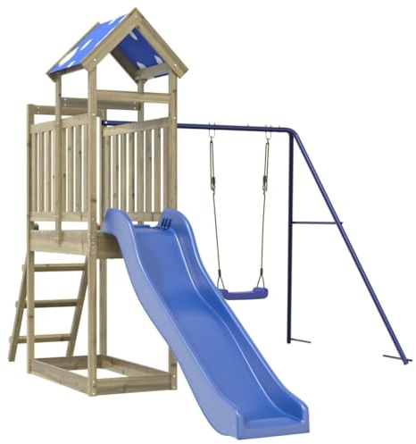 vidaXL Spielturm Imprägniertes Kiefernholz