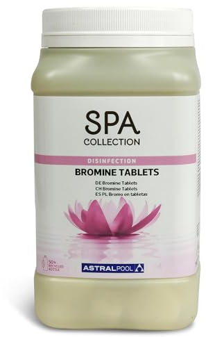 Astral Pool SPA Collection - Brom Tabletten Whirlpool - 1 kg - 50 x 20g - Alternative zu Chlor - Geruchsarme Wasserdesinfektion