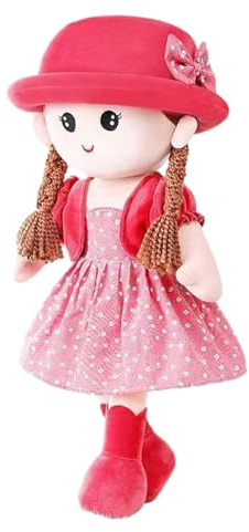 Bambole di stoffa per ragazze - Animale di peluche interattivo, giocattolo morbido | Storia principessa con vestiti rimovibili, bambola da 35 cm per giochi creativi, abbracci amorevoli e regalo