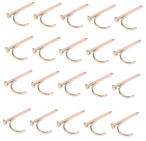 Operitacx 20 pezzi Ganci Fissaggio Tubo Acciaio Antiruggine Resistenti per Filo Elettrico Gas e Installazione Facile Foratura