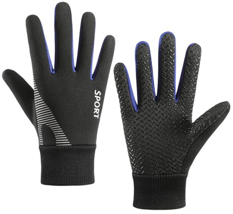 Guantes de invierno para niños impermeables cálidos y de forro polar antideslizantes y ligeros ideales para deportes al aire libre correr ciclismo caminar esquiar Apto para niños de 9 a 14 años