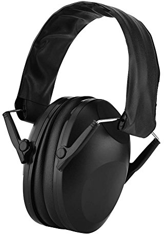PUSOKEI Hearing Safety Earmuffs, Anti-Noise Earmuffs, Compact Foldable Hearing Muffs, Hearing Earmuffs, with Noise Blocking, for Shooting Sports Hunting