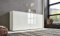 BMG Möbel Sideboard »Mailand Set 2« (Kommode Anrichte Aktenschrank), mit weiß lackierten Hochglanzfronten und hochwertigen Push-to-Open Beschlägen