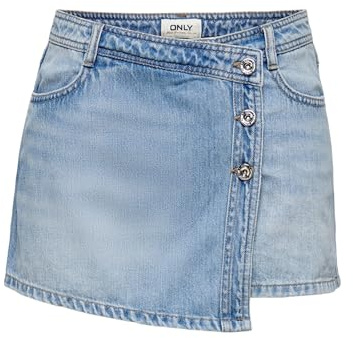Only Onllesly Reg Lb DNM Skort Bj Noos, Blu, S