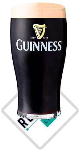Guinness Tulip Roxley X1 - Vaso de pinta para cerveza