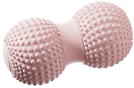 HAOBIN Double-Balle De Massage Durable Auto-Massage Ball Peut Effectuer Efficacement L'EntraîNement Des Fascias,Soulager La Douleur Pour DéTendre Les Muscles Du Cou Et Du Dos,1 PièCe (Rose)
