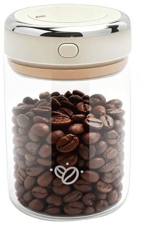 KQDRAVINE Caja de café hermética, 1100 ml, para granos de café, para café molido, cápsulas de café, para granos de café, para granos de café, polvo, té