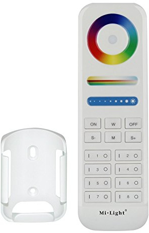 LIGHTEU®, telecomando Miboxer Led 8 zone, controller wireless GFSK 2.4GHZ, per controller 5IN1 LS2 e RGBCCT LED Bulb Floodlight Downlight