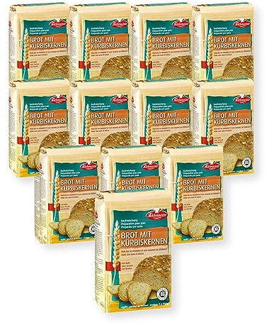 BIELMEIER 12 KG KÜCHENMEISTER Brotbackmischung Kürbiskernbrot a 1 KG Frießinger Mühle