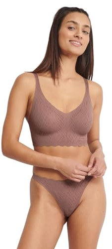 sloggi Damen Zero Feel Bliss Bralette, Cacao, L
