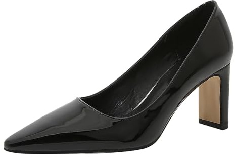 Generisch Escarpins pour femme - En cuir verni - Chaussures de mariage - Élégantes et confortables - Mary Jane - Chaussures de mariée - Chaussures à talons hauts - Chaussures de soirée - Chaussures