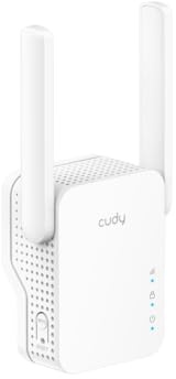 Cudy RE1500 AX1500 WiFi 6 Range Extender Dual Band 2.4G 5G Wireless Booster mit Mesh Support WPS-Taste 10/100Mbps Ethernet Port funktioniert mit jedem Router
