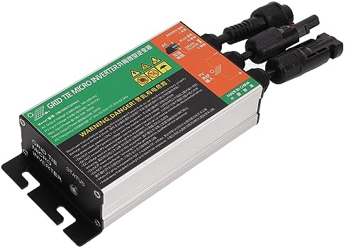 Bewinner Solar Wechselrichter Wechselrichter,Solar Inverter 300W 230V Waterproof MPPT Grid Tie Inverter Sine Waving Inverter for Small Solar Systems