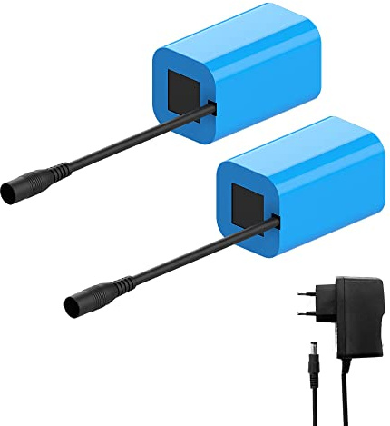 Batteria Sunydog 2PCS 7.4V 12000mAh Batteria Ricaricabile Batteria di Ricambio per Esca Pesce Barca Bait Boat