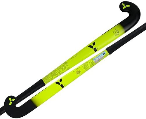 Y Y1 Hockey, JLB, Junior Hockey Stick, 10% Carbon, 90% Fibreglass, Low Bow Shape, Junior Hockey Stick, Boys Hockey Stick, Girls Hockey Stick