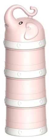 Dispenser Di Latte In Polvere Dosatore Del Latte, Elefante Dosatore Del Bambino Dispenser In Polvere Contenitore Preparazione Per Il Bambino Impilabile, Scatola Dosatrice Latte In Polvere Dispenser