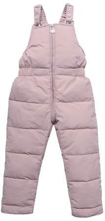 OBiQuzz Pantalon de ski d'hiver pour fille - Coupe-vent - Pantalon de ski épais - Pantalon de jogging en tissu - Pour homme, Rose, 3-4 ans