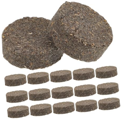 DONFAMDS 40pcs Fire Starter Blocks Quick Firelighters Natural Wood Burner Kindling Bricks Portable Camping Bbq Wood Lighter for Outdoor Fireplaces