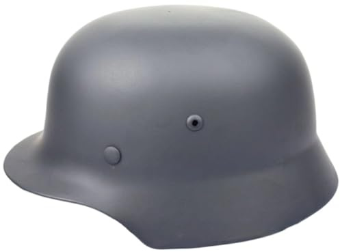 Ymxygz Tysk M35-hjälm från andra världskriget med nätskydd, stålmaterial, stålhjälm M1935, Stahlhelm soldat, Stahlhelm säkerhetshjälm.