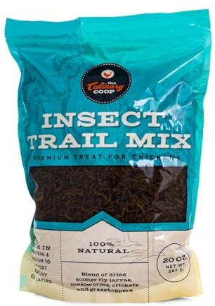 Fluker's Culinary Coop Premium Chicken Treats, Dried Insect Trail Mix, 20 oz