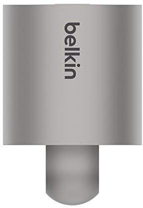 Belkin Lock-Adapter für Mac Pro (Sicherheitsschloss-Adapter, dreiteiliges Edelstahl-Design) Silber