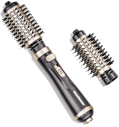 Beautimeter Hair Dryer Brush 3-in-1 Hair Styler, Rotating Blow Dryer Brush with 2-Inch and 1.5-Inch Brushes