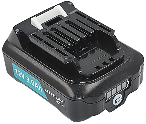ZUIRUNDA 12V 3,0 Ah Li-Ionen Akku Ersatz für Makita BL1021B BL1015 BL1020B BL1041B BL1016 197396-9 632F59-1