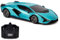 CMJ RC CARS 1:24 Maßstab Offiziell Lizenzierte RC Lamborghini Sián FKP 37, Blaues Lambo Sport Rennspielzeugauto Modellfahrzeug für Jungen Mädchen und Erwachsene Geschenk