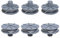 6 Stück Austauschbare Fadenspule 5307-20, Rasentrimmer Fadenspule für Gardena Turbotrimmer Art.-Nr. 8846, 8847, 8848, 9805, 9806, 9807, 9808, 9809(Ø 1.6mm, 6.1m Länge)