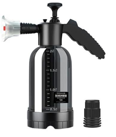 Spruzzatore in schiuma per lavaggio auto da 2 l - Pistola a spruzzo ad alta pressione per lavaggio auto | Strumento speciale per liquidi e detergenti, design portatile per uso domestico e vasetto