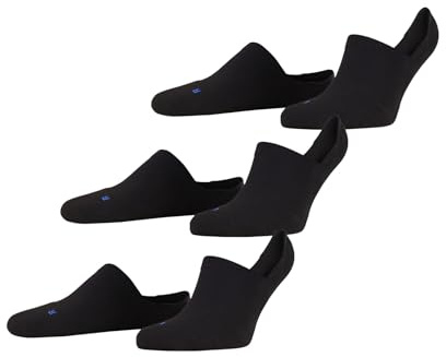 FALKE Cool Kick 3-Pack Unisex Pinkies antideslizante gracias a la silicona en el talón | con suela de felpa ultra ligera