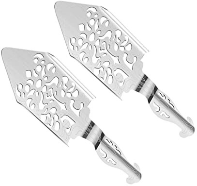 Cabilock 4 Piezas cuchara absenta herramienta perforadora metal colador filtrar filtro absenta inoxidable goteador absenta doméstico familiar Ajenjo cuchara filtro Accesorios