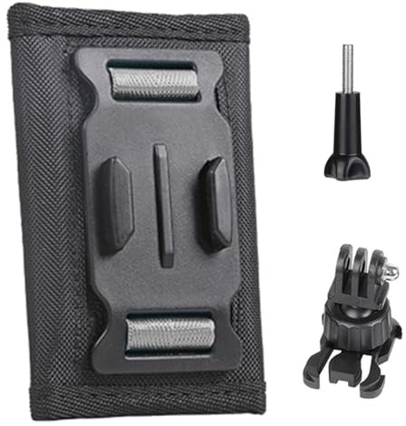 Shoulder Mount Action Camera, Rotating Chest Harness Mount, justerbar axeldyna, 22 x 12 cm snabbkopplingsfäste för vandring, cykling, skidåkning, surfing