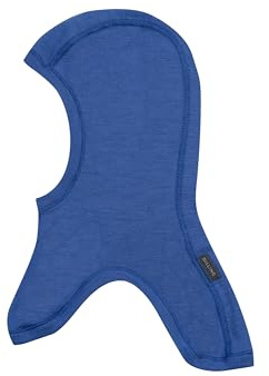 DILLING Balaclava/Balaclavas 100% Organic Merino Wool Premium Clothing Baby Clothing Winter Running Clothing, sapphire blue, 3-9 Monate