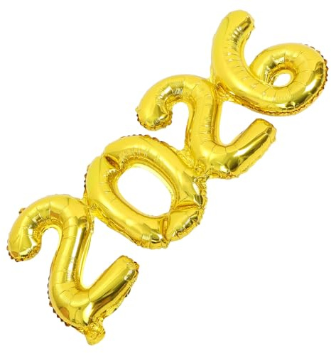 Gatuida Globos Digitales de Papel de Aluminio Cumpleaños y Fiestas Globos Dorados Números para Decoración de Festivales